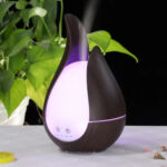 Wood grain petal diffuser