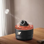 Volcanic fissure air humidifier