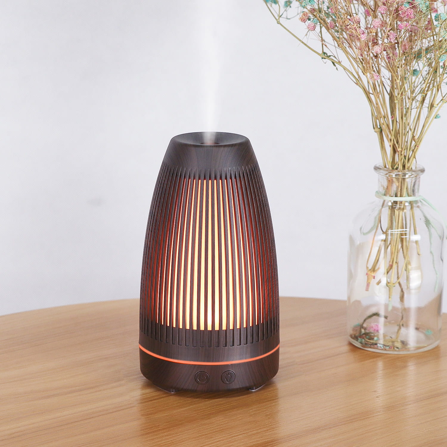 ba3d93fe4a8c1d0ba3c46778ad42baf7-1.jpg Wood-Grain Ribbed Aromatherapy Diffuser - Image 1