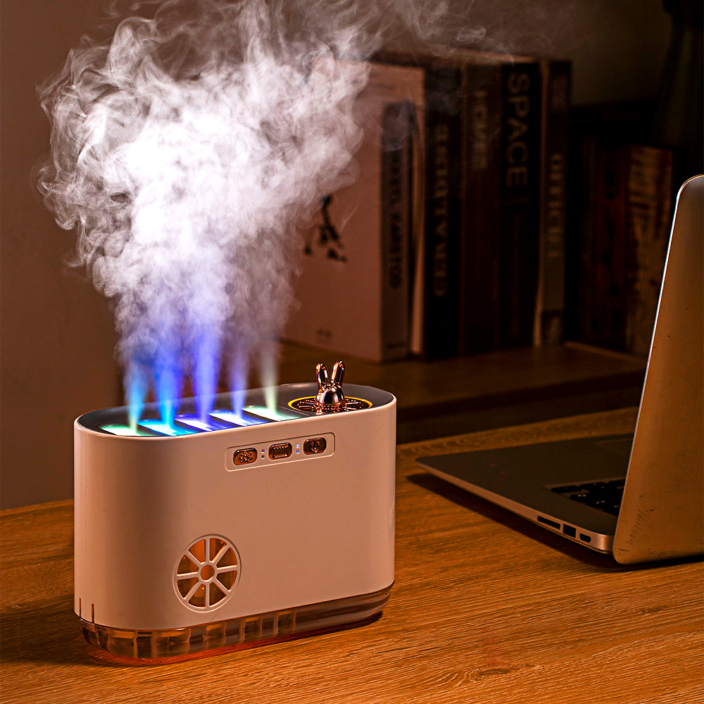 d3609d254f102af339982d5d460385fb.jpeg Red Cylindrical Humidifier - Image 1